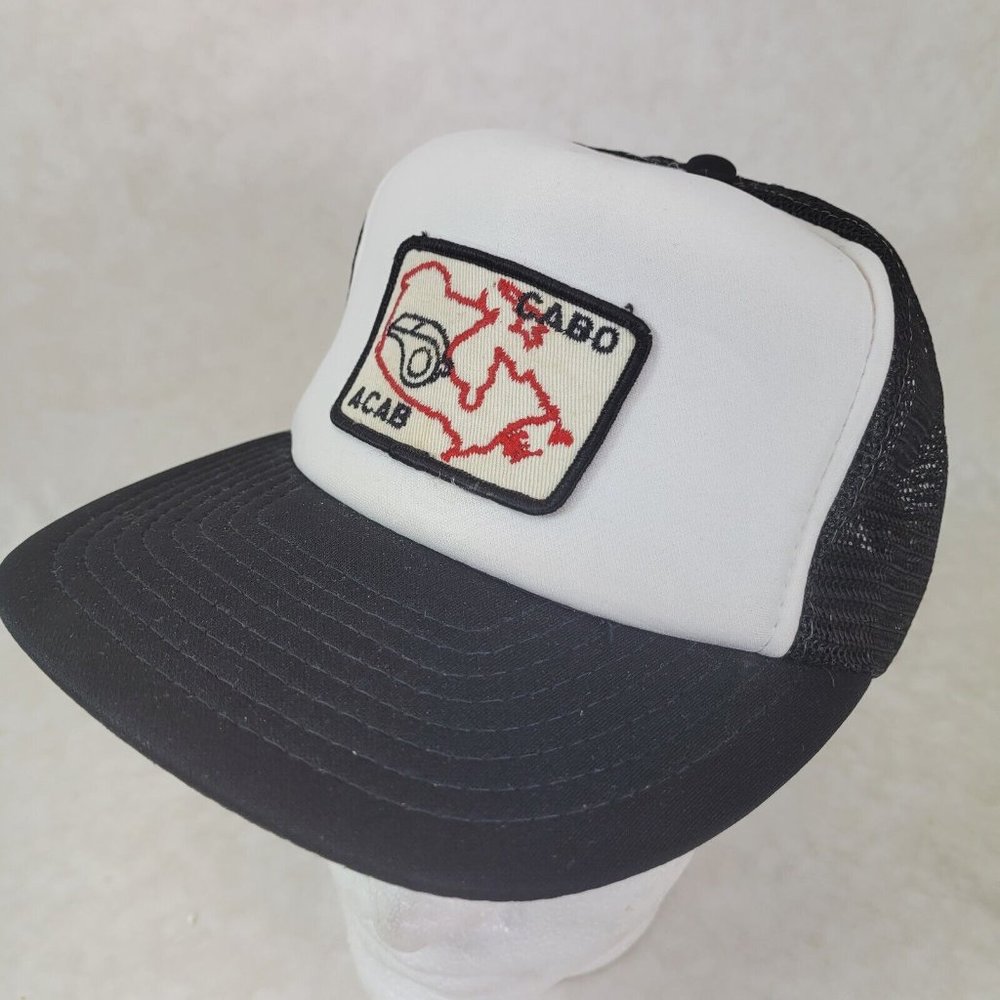 CABO AC AB Hat Snapback Baseball Vintage 80s Cap Retro Dad Trucker Canada